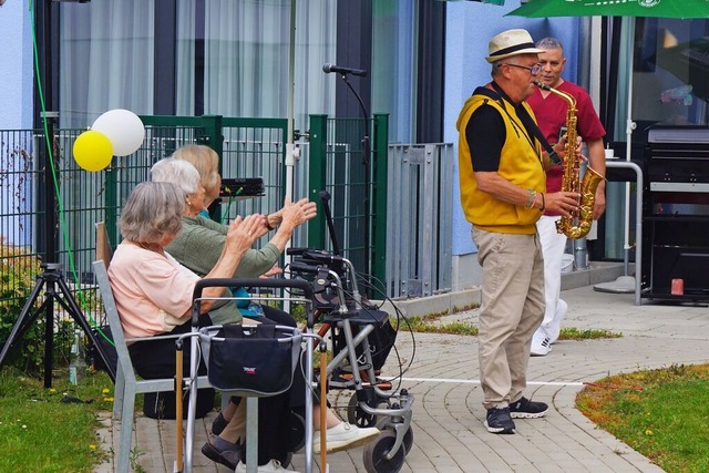 Gute Stimmung herrschte beim ersten Geburtstagsfest der Einrichtung.  | Foto: Joachim Wrger
