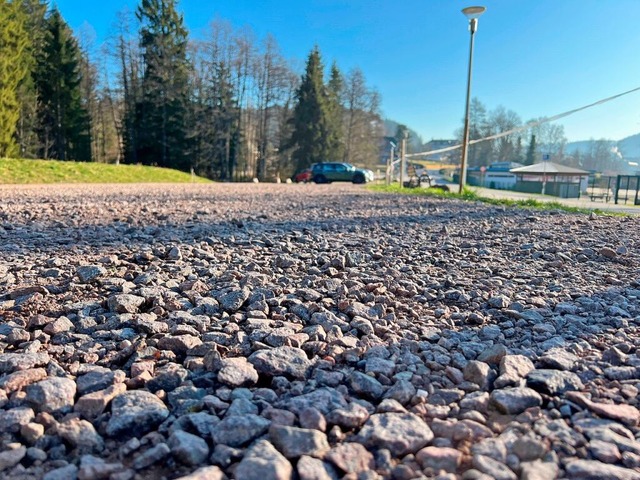 Bislang ein Provisorium will die Stadt...n Titisee einen Dauerparkplatz machen.  | Foto: Tanja Bury