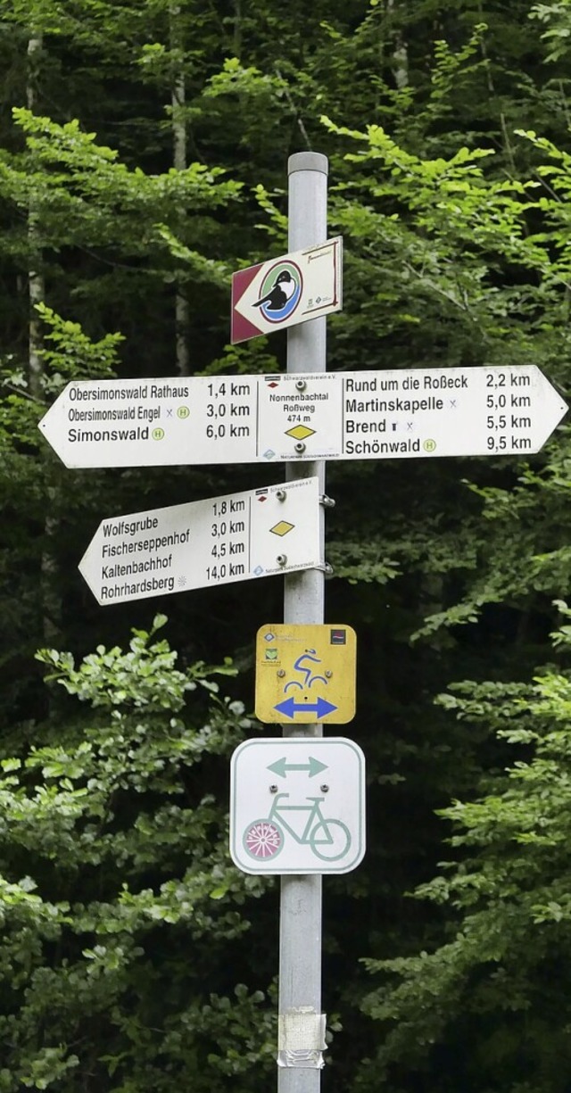 Die durchgängige Beschilderung liegt den Wegwarten am Herzen. | Foto: Horst Dauenhauer Die durchgängige Beschilderung liegt den Wegwarten am Herzen. | Foto: Horst Dauenhauer