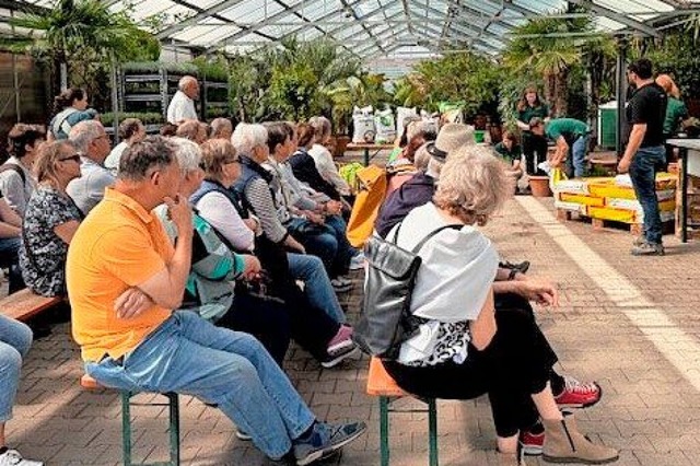 Gut besucht: die BZ-Card-Veranstaltung in der Ezuropa-Park-Grtnerei  | Foto: Fatme Matar