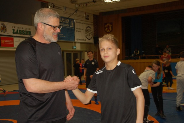 Deutscher Meister Louis Freiberg und sein Trainer Thomas Weber | Foto: Petra Wunderle Deutscher Meister Louis Freiberg und sein Trainer Thomas Weber | Foto: Petra Wunderle