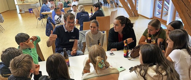 Bürgermeister und Gemeinderäte traten mit Jugendlichen in den Dialog. | Foto: Mario Schöneberg Bürgermeister und Gemeinderäte traten mit Jugendlichen in den Dialog. | Foto: Mario Schöneberg