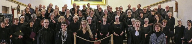 Der Projektchor sang bekannte Weisen, ...22;Ave Verum Corpus&#8220; von Mozart.  | Foto: Werner Erb