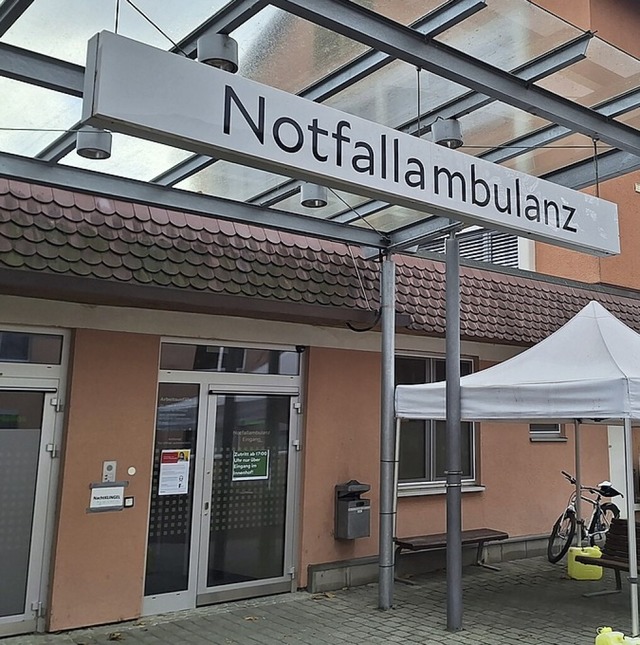 Die Notaufnahme der Helios Rosmann Klinik in Breisach | Foto: Dirk Sattelberger Die Notaufnahme der Helios Rosmann Klinik in Breisach | Foto: Dirk Sattelberger