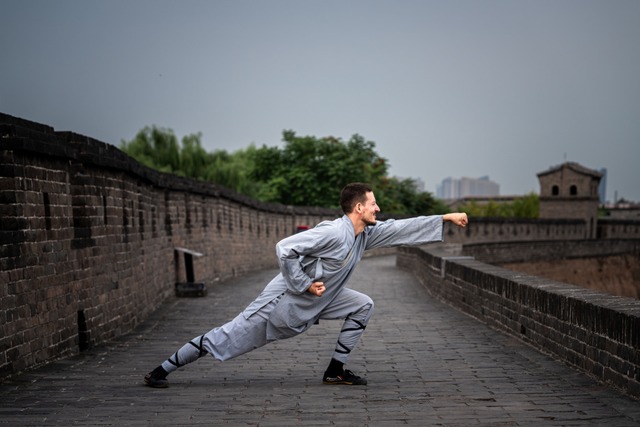 Patrick Kramer hat sich in verschieden...Shaolin-Kampfknsten ausbilden lassen.  | Foto: Privat
