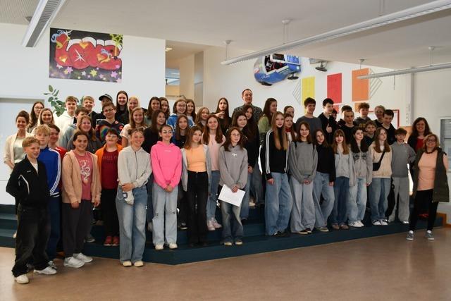 Eine Woche lang waren Siebtklssler aus Polen beim Schulzentrum Efringen-Kirchen zu Besuch