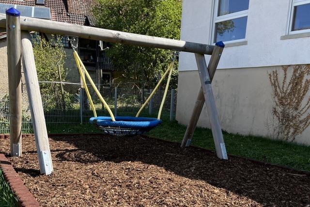 Der Kita-Spielplatz ist dank freiwilliger Helfer schner