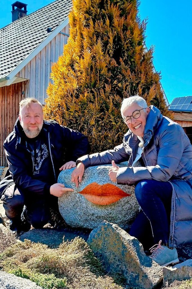 Das gesuchte Objekt gefunden: Anita Mller-Berthold, Simon Stiegeler  | Foto: Privat