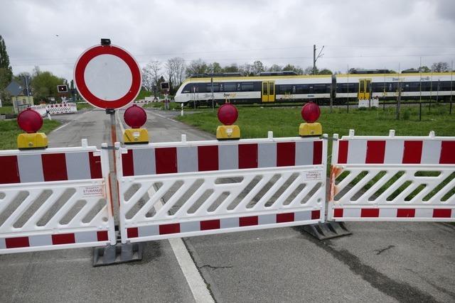 Neue Sicherungsanlage an Bahnstrecke bremst Verkehr bei Staufen aus