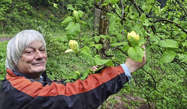 Winfried Meier im Magnoliental   | Foto: Michael Bamberger