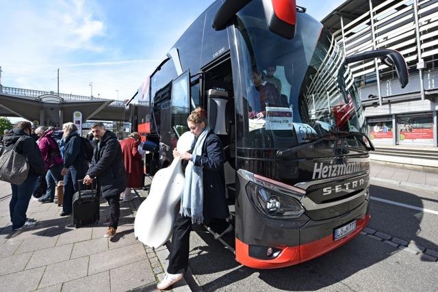 Umstieg auf Schienenersatzverkehr in Freiburg startet problemlos