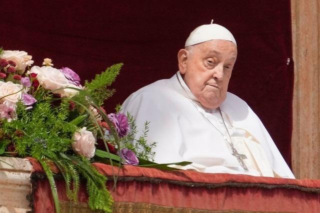 Papst spendet trotz Krankheit Segen Urbi et Orbi