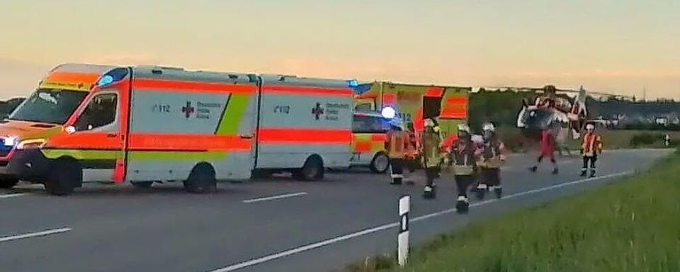 Schwerer Unfall zwischen Friesenheim und Oberschopfheim mit zwei Schwerverletzten