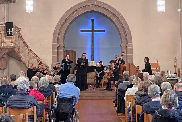 Gut besucht war das Benefizkonzert im ...er Friesenheimer Evangelischen Kirche. | Foto: Erika Sieberts Gut besucht war das Benefizkonzert im ...er Friesenheimer Evangelischen Kirche. | Foto: Erika Sieberts