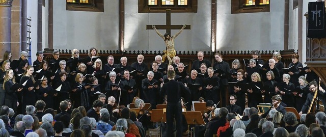 Die Kantorei unter der Leitung von Jus...u“ von Carl Heinrich Graun auf. | Foto: Endrik Baublies Die Kantorei unter der Leitung von Jus...u“ von Carl Heinrich Graun auf. | Foto: Endrik Baublies