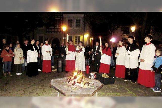 Auferstehungsfeier in Kenzingen
