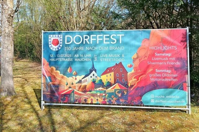 Dorffest in Sthlingen-Mauchen erinnert an den Wiederaufbau nach Grobrand vor 150 Jahren