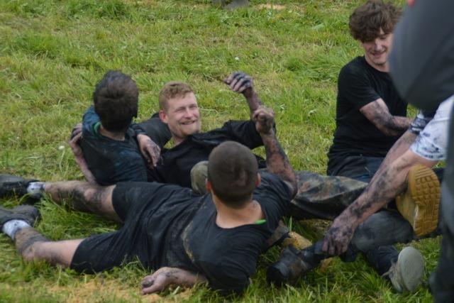Beim Eierspringen in Schopfheim-Wiechs gibt es ein überraschendes Ende