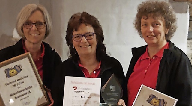 Edeltraud Banholzer, Johanna Munko und Hildegard Rieger (von links)  | Foto: Ursula Strittmatter