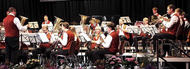 Der Musikverein Diersburg wusste sein ...kum beim Jahreskonzert zu begeistern.   | Foto: Reiner Beschorner