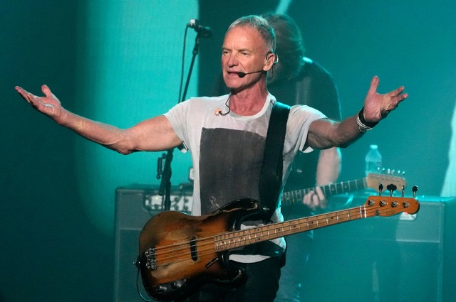 Im Juni und Oktober gibt Sting mit sei... Konzerte in Deutschland. (Archivbild)  | Foto: Chris Pizzello/Invision/dpa
