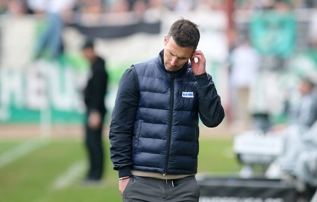 Trainer Christian Eichner steht beim KSC noch bis 2027 unter Vertrag. | Foto: Bernd Thissen/dpa Trainer Christian Eichner steht beim KSC noch bis 2027 unter Vertrag. | Foto: Bernd Thissen/dpa
