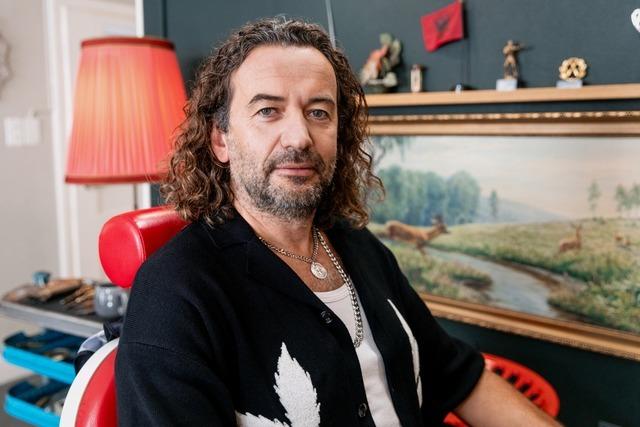 Wie Afrim Nikqi, Chef des Lörracher Restaurants Peja,  als Mafioso ins Schweizer Fernsehen kam