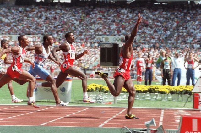 Der berühmteste Doping-Fall Olympias: ...rlaubter Mittel (Anabolika) überführt. | Foto: dpa Der berühmteste Doping-Fall Olympias: ...rlaubter Mittel (Anabolika) überführt. | Foto: dpa