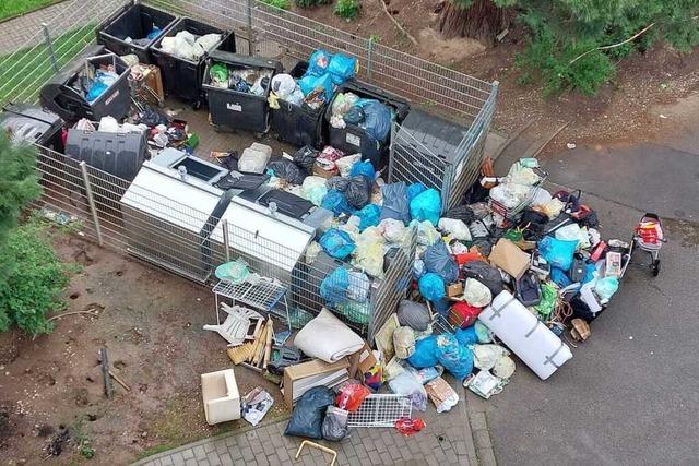 Immer wieder sorgen wilde Mllhaufen in Freiburg fr rger – ber Ostern war es besonders schlimm