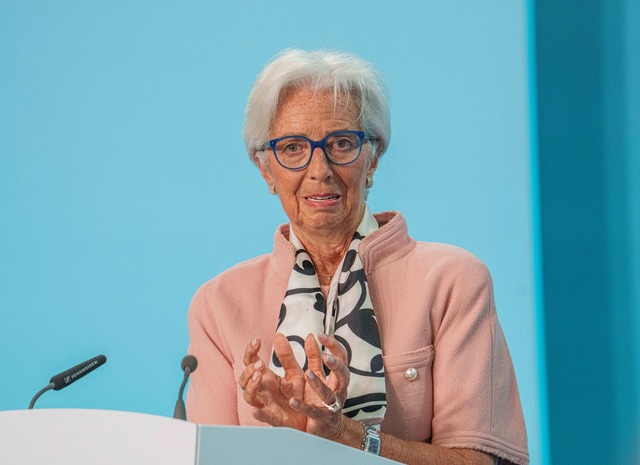 Unterst&uuml;tzt den US-Notenbankchef ...dentin Christine Lagarde. (Archivbild)  | Foto: Andreas Arnold/dpa