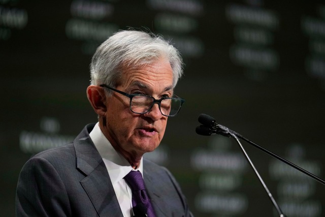 Unter Druck von US-Pr&auml;sident Trum...Notenbank, Jerome Powell. (Archivbild)  | Foto: Erin Hooley/AP/dpa