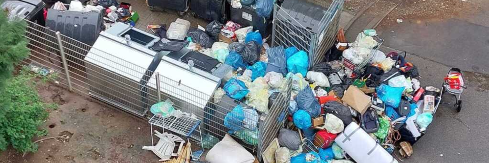 Mll und Unrat stapeln sich immer wieder in Freiburg und sorgen fr rger