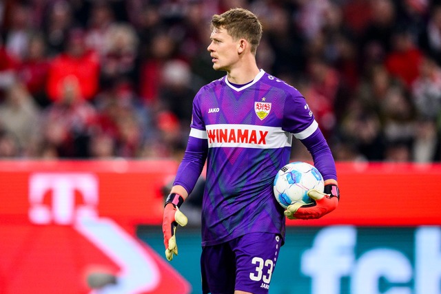 Alexander N&uuml;bel ist noch bis 2026...yern an den VfB Stuttgart ausgeliehen.  | Foto: Tom Weller/dpa
