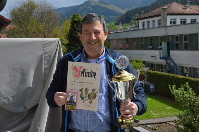Siegfried Schtzle aus Elzach wird erneut bester Cego-Spieler im Schwarzwald