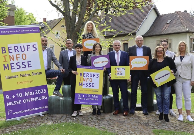 Vertreter des Organisationsnetzwerks fr die Berufsinfomesse in Offenburg.  | Foto: Juliana Eiland-Jung