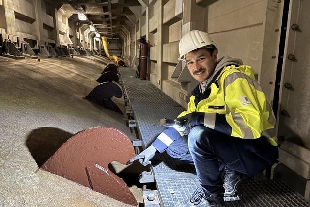 Baustelle am Grund des Rheins bei Breisach: Warum ein tauchender Tunnel Schule machen knnte