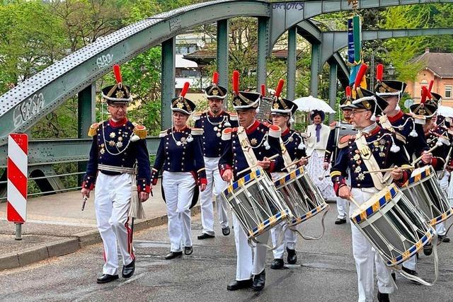 Historische Brgerwehr Waldkirch feiert Jubilum – Wiedergrndung vor 75 Jahren