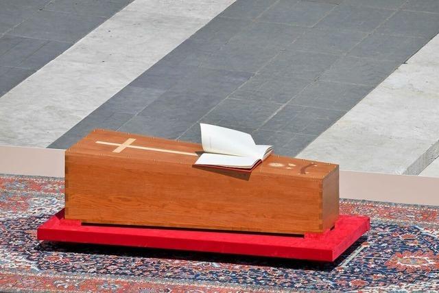 Die Trauerfeier fr Papst Franziskus in Rom