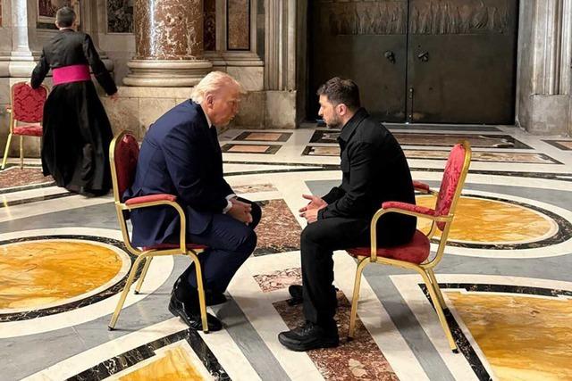 Trump kritisiert Putin nach Treffen mit Selenskyi in Rom