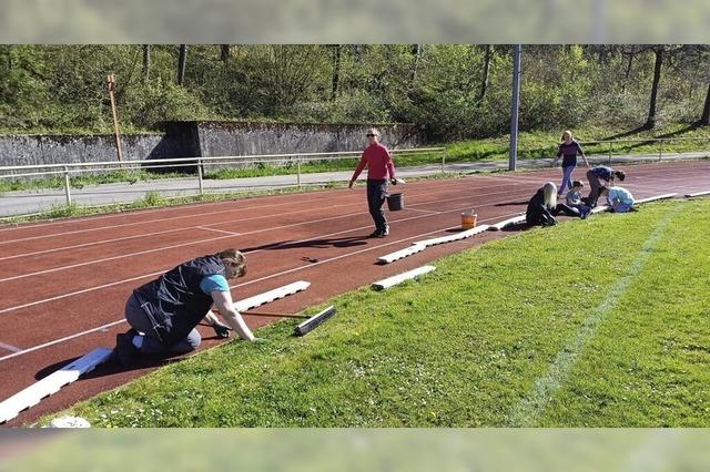 Leichtathleten treffen sich zum Frhjahrsputz