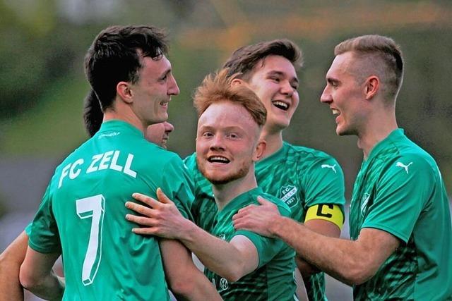 FC Zell feiert souvernen Derbysieg gegen einen schwachen FC Schnau