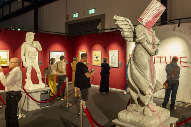 Banksy in Freiburg: Die Messe wird zum Kunstmuseum auf Zeit