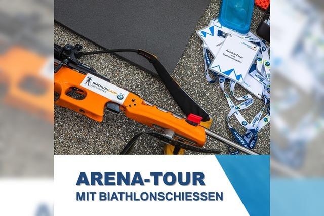 Arena-Tour mit Biathlonschieen - ARENA-TOUR mit Biathlonschieen