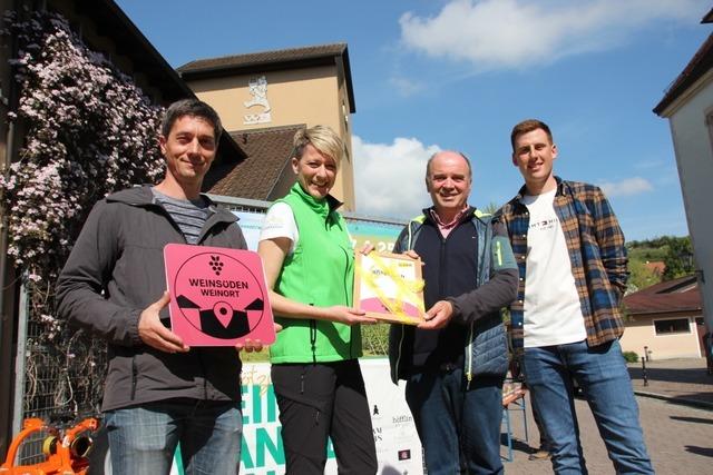 Btzingen wird mit dem Qualittssiegel "Weinsden Weinort" ausgezeichnet