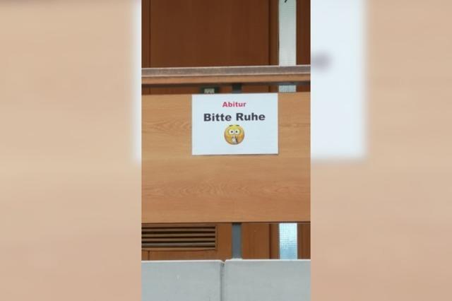 Die einen haben es fast hinter sich, fr die anderen Offenburger Abiturienten geht es heute los
