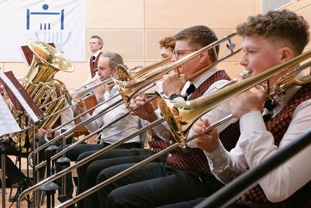 Der gastgebende MV Ewattingen prsenti...7; &#8222;Let&#8217;s get loud&#8220;.  | Foto: Steffen Schmidt
