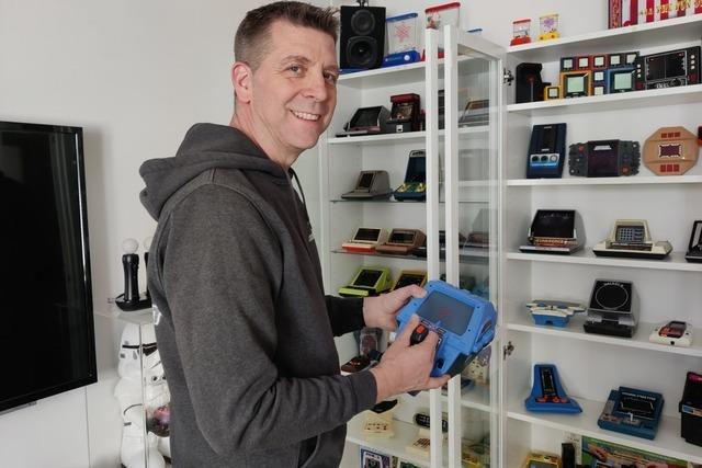 Dieser Mann aus Grenzach-Wyhlen sammelt alte Spielekonsolen: "Fr mich ist es Nostalgie pur"
