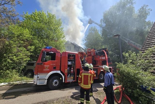 Zwei Verletzte bei Wohnhausbrand in Laufenburg