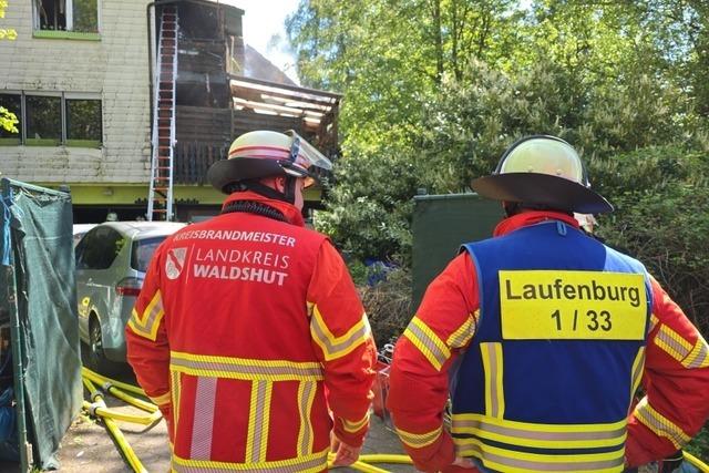 Zwei Verletzte bei Wohnhausbrand in Laufenburg