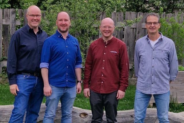 Fabian Schfer und Nicolas Roth sind die neuen Vorsitzenden des Musikvereins Meienheim